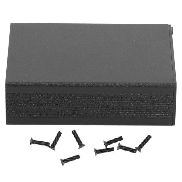 Aluminum Alloy Electric Box Project Junction Case Integrated Enclosure 24x64x80mm Matte Black