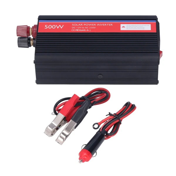 Power Inverter 12V DC Input 230V AC Output 500W Converter Safe Protection for Car Appliance