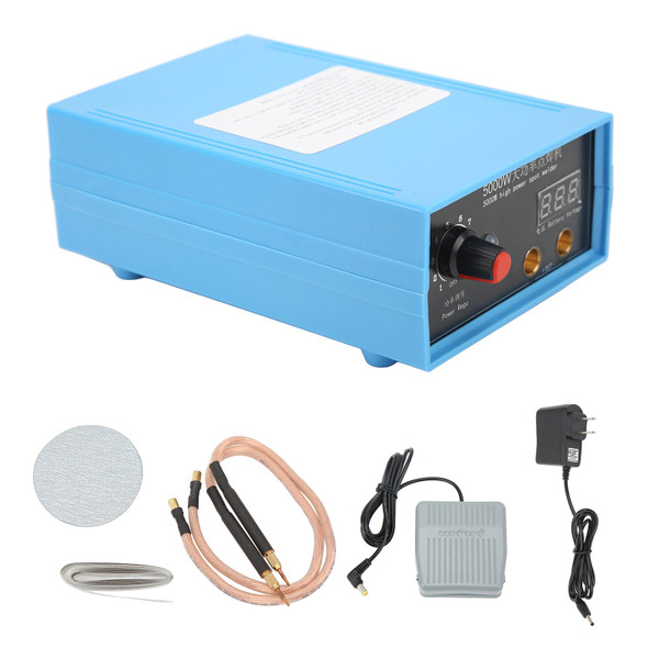 Spot Welder 5000W Handheld Copper Needle Digital Tube Display Battery Spot Welding Kit