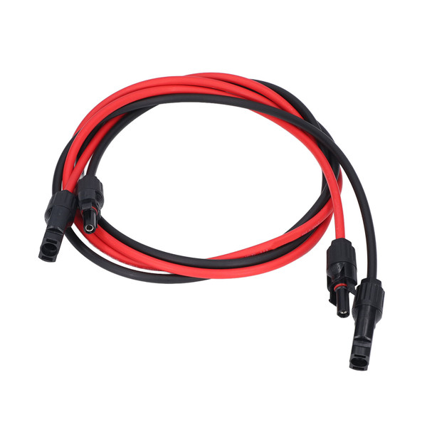 Solar Extension Cable Photovoltaic Cord Wire PPO Waterproof for Power Generation3 Meters