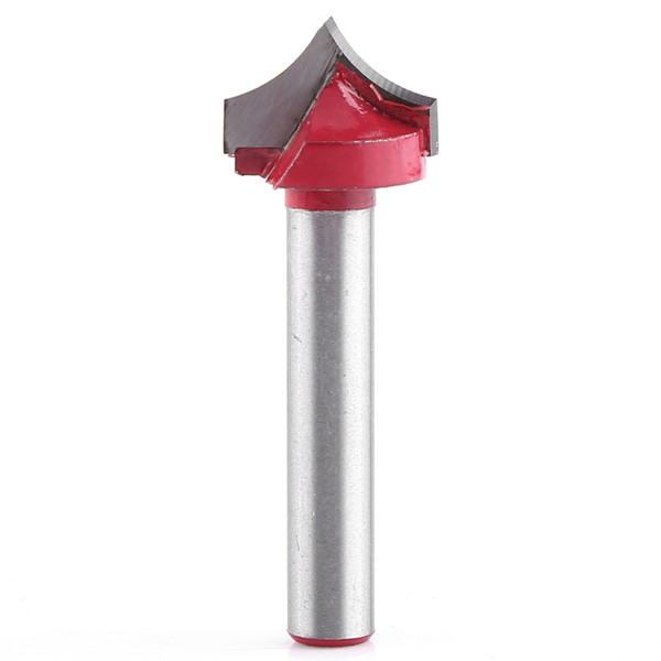 6mm Shank 3D CNC Engraving V Groove Needle Tip Router Bits Woodworking Bit Carving Tool(12mm)