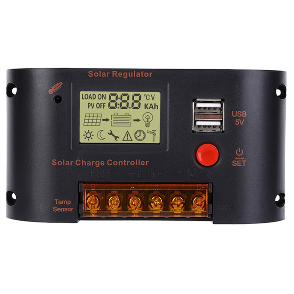 Solar Panel Regulator Photovoltaic Power Generation Controller 10A for Lead Acid Battery