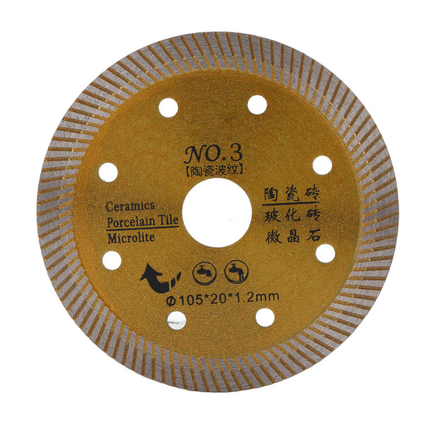 Diamond Saw Blade For Cutting Concrete Granite Marble Tile Stone (gold)