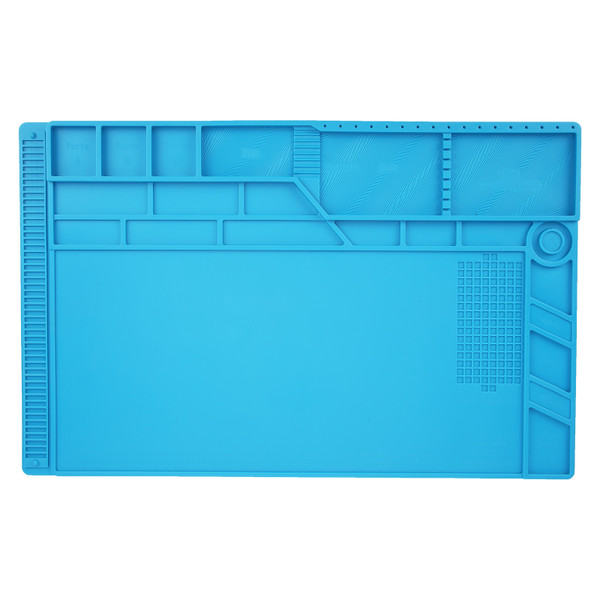 Magnetic Insulation Silicone Work Mat Heat Resistant Soldering Repair Mat Heat Insulation Pad