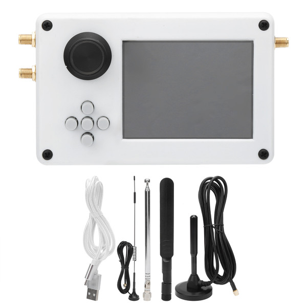 SDR Transceiver White Plastic Case Portable with Extended Touch Screen 3.2 Inches
