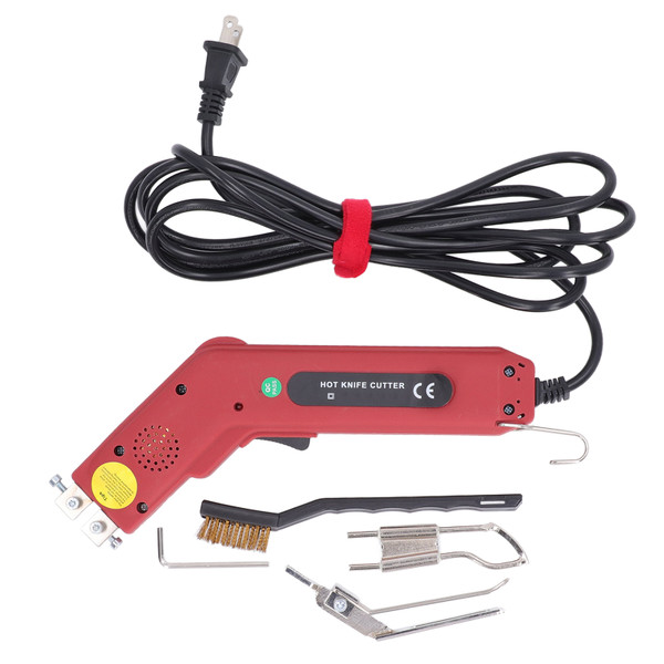 Electric Hot Knife 400℃ 100W Stepless Adjustment Fabric Cutter Cutting Tool Set Kit US Plug 110V