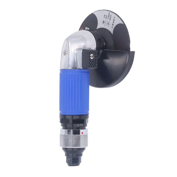 Air Angle Grinder 4 Inch 11000RPM 1/4in Inlet Safety Switch Style Industrial Pneumatic Polisher Sander
