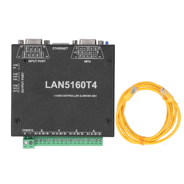 4 Axes Controller Driver 2 in 1 Ethernet Interface CNC Motion Control Board for MACH3