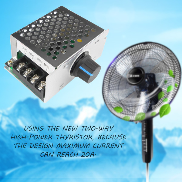 Voltage Regulator Dimmer Electric Motor Speed Controller Thermostat Controller Industrial Accessory