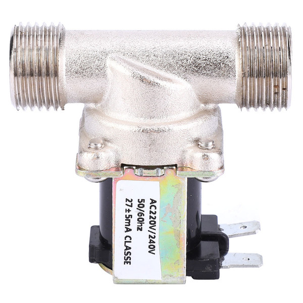 AC220/240V G1/2 NC Brass Electric Solenoid Valve Normally Closed Water Inlet Valve