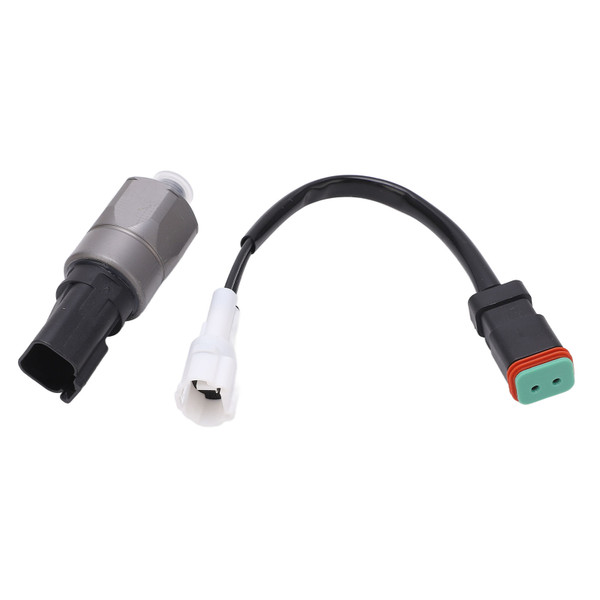101128 Excavator Oil Pressure Switch with Connector Cable Replacement Fuel Pressure Transducer