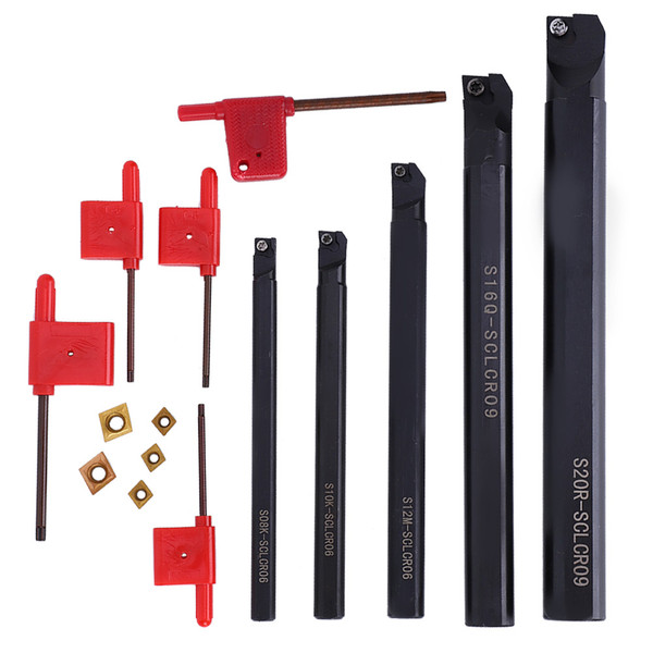 5PCs CNC Arbor Wrench Tin Coated Blade Turning Tool Hardware Accessory Stainless Steel