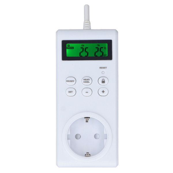 Thermostat Outlet Wireless Programmable Automatic Temperature Controller Socket Switch EU Plug 230V