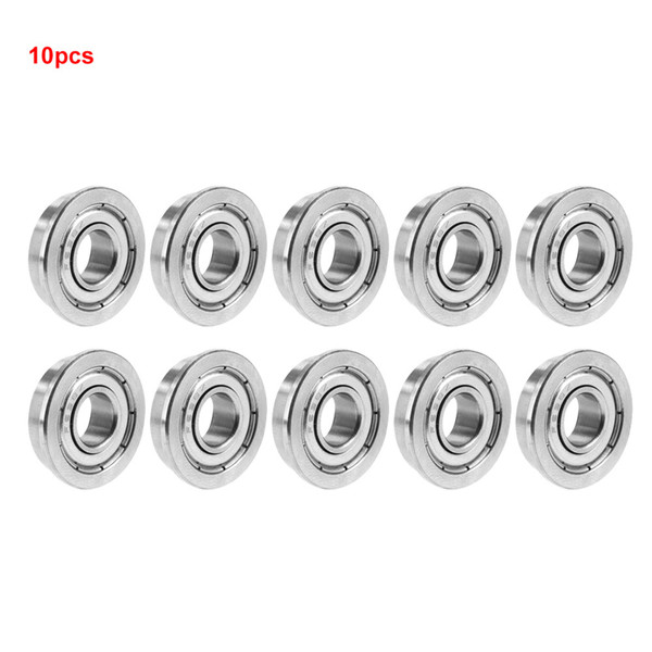 10pcs F698ZZ Double shielded Miniature Flanged Ball Bearings 8*19*6mm