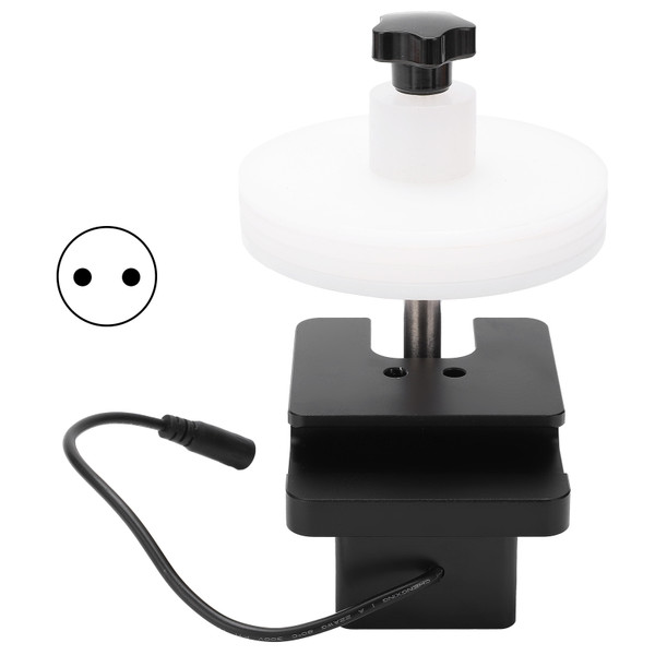 Disc Cleaning Bracket Aluminum Alloy Ultrasonic Vinyl Record Cleaner Spin Rack 100‑240VEU Plug