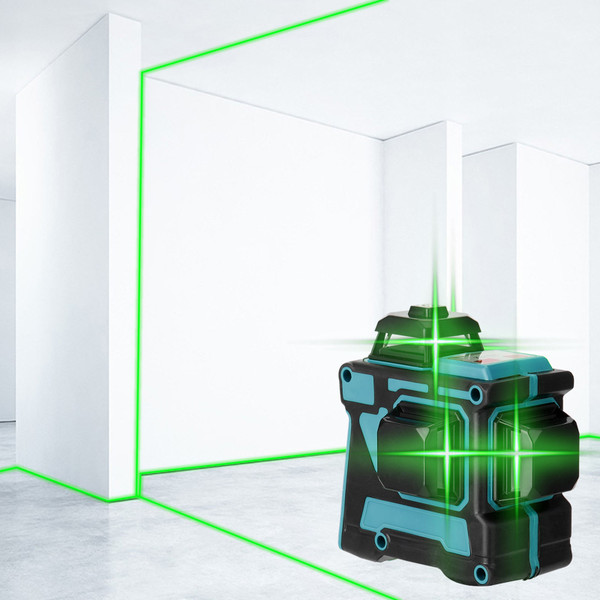 Multifunctional 3D 12 Lines Laser Level Tool Vertical Horizontal Lines with Self-leveling Function