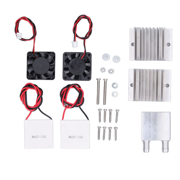 Thermoelectric Refrigeration Cooling System Electronic Cooler Module DIY Kit with Fan