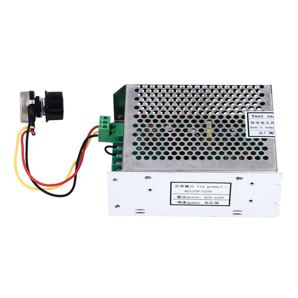 PWM DC Motor Speed Controller AC110‑220V Input DC0‑100V Output Aluminum Alloy Motor Speed Regulator