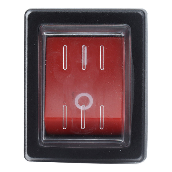 Toggle Switch Rocker 4Pin ABS with Waterproof Cover Accessory 125/250VAC for Equipment