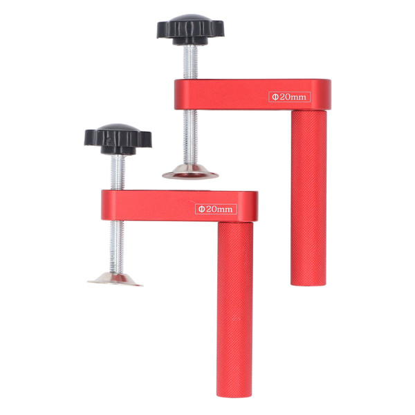 2PCS Bench Dog Clamp 20mm Aluminium Alloy Manual Bench Dogs Hole Clamp for Woodworking