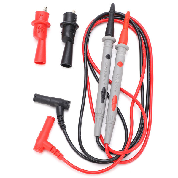 P14A 4mm Test Leads with Clips Kit DIY NonSlip Multimeter Test Line Accessories