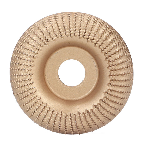 Wood Carving Disc Grinding Shaping Wheel Stainless Steel for Angle Grinders 22mm Gold