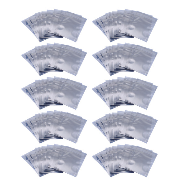 100Pcs/set 6x9cm Antistatic Resealable Pouch Storage Bag for Electronic Accessories