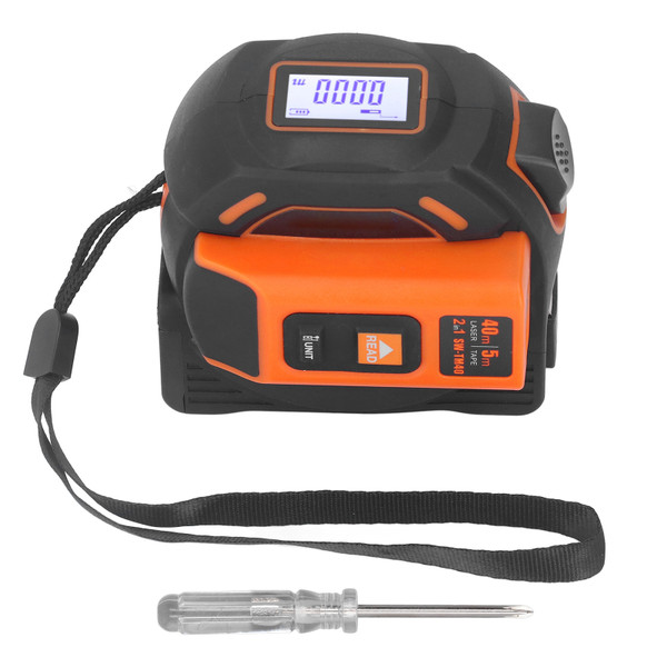 Laser Tape Measure Handheld Infrared Distance Meter Laser Ranging Measurement Tool for Building