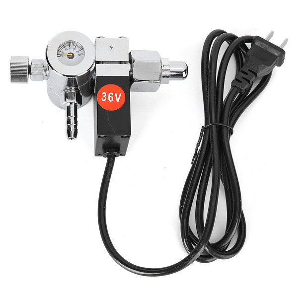 Carbon Dioxide Decompressor Heating Reducer Zinc Alloy Automatic Adjustment