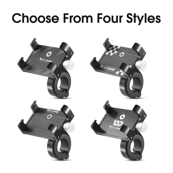 MobilePhone Holder Bicycle MobilePhone Navigation Fixed Bracket Bike Handlebar Aluminum Alloy MobilePhone Rack SmartPhone Support