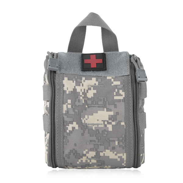 Outdoor Portable Emergency Rescue Medical Bag Mini Tactic Medical Pouch (ACU)