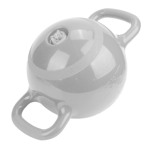 Sports Gym Fitness Dumbbells Water Filled Adjustable Weight Kettlebell(gray)