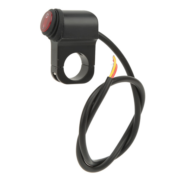 22mm 12V Motorcycle Handlebar Headlight Button Switch Aluminum Alloy Waterproof Fog Light Switch