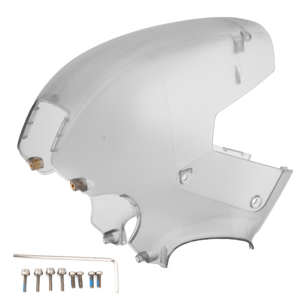Upper Housing Protective Top Shell Replacement Case for FPV Combo Aircraft Drone AccessoryTransparent Black