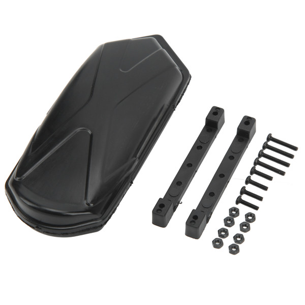 RC Roof Simulation Luggage Case High Simulation Decorative RC Roof Luggage Case for SCX 24 1/24 RC Car Black