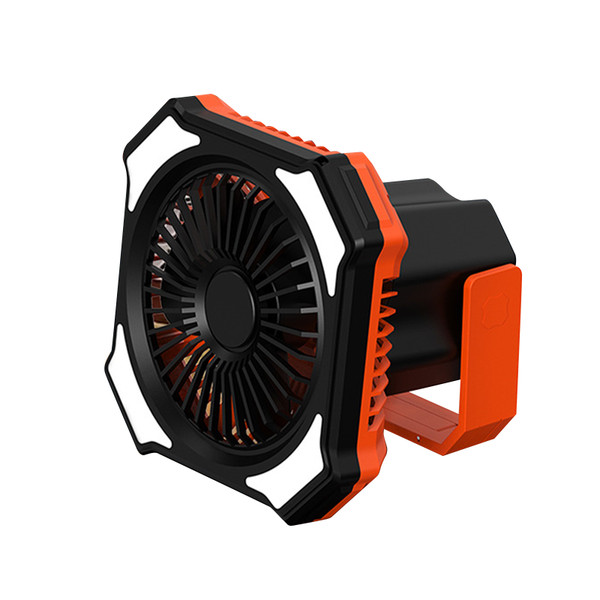 Camping Fan Light USB Rechargeable Outdoor Dormitory Hanging Desktop Electric Lamp