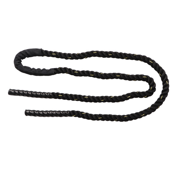 Weighted Jump Ropes 25mmx3m Black Gold Polyester Heavy Skipping Rope for Strength Training Muscle Building