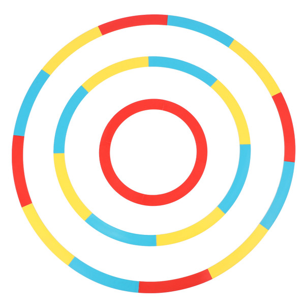 Golf Practice Target Rings Silicone 3 in 1 Colorful Thin Golf Putting Target Circles for Training Tools