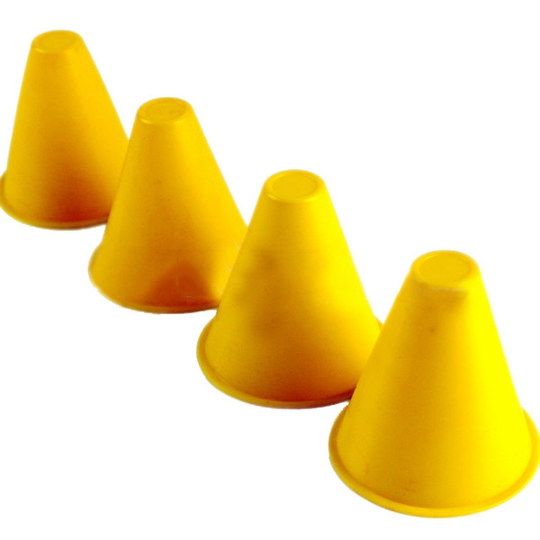 1PC Football Skate Mark Barrel Soccer Obstacle Road Cones for Sports Training Equipment(Yellow)