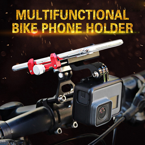 [通拓商品]GUB CNC Aluminum Bike Bicycle Universal Adjustable Cell Phone Holder Bike Stem Mount for 3.5-6.2" Phone GPS