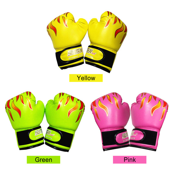 Children Boxing Gloves Kids Kick Boxing Training Gloves Youth Muay Thai Punching Bag Mitts Boxing Practice Equipment for Punch Bag Sack Boxing Pads Age 3 to 10 Years Old