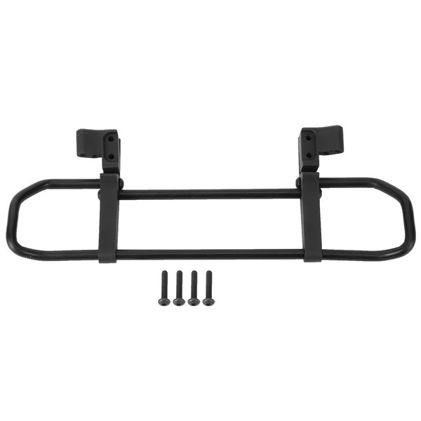 Aluminum Alloy Front Bumper Split‑type Quick Release RC Car Parts Fit for TRX6 G63/TRX4 G500(Black )