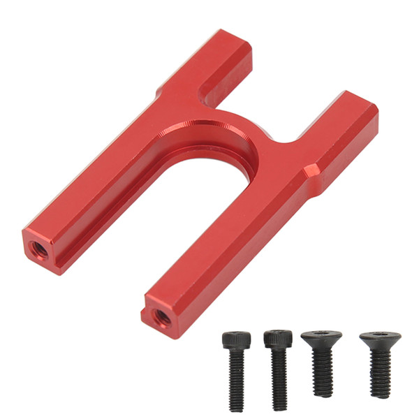 RC Center Diff Mount Aluminum Alloy Light Weight RC Center Differential Mount for ARRMA 1/7 1/8 RC Cars Red