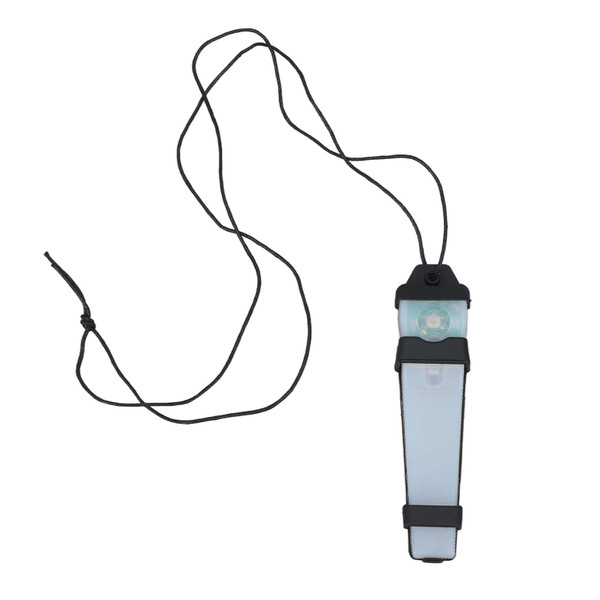Personal Identification Marker Light with Hook and Loop Waterproof 150mAh Survival Safety Flashing Light for Hiking Black with Green Light