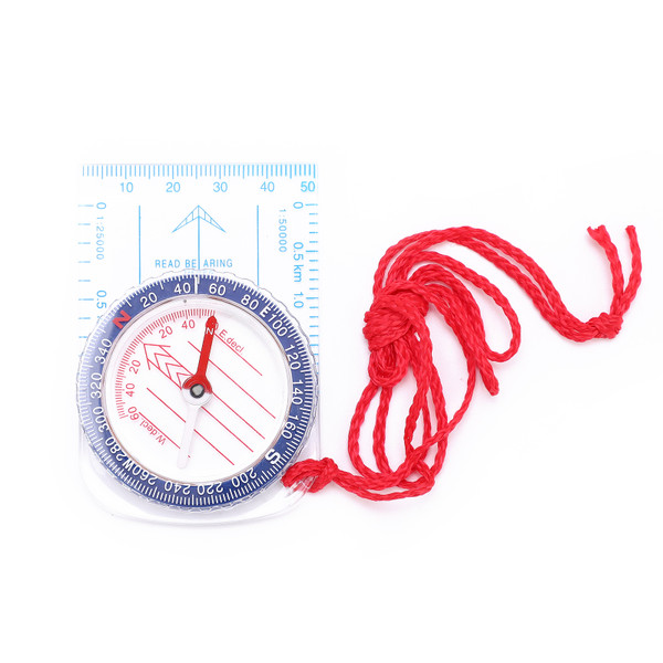 Compass Light Glass Material Handheld Waterproof Outdoor Utensil for Camping Travel Hiking