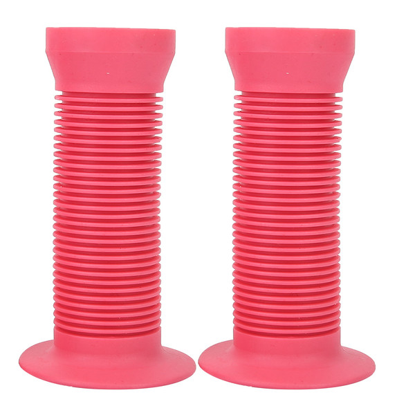 Children's Kids Bike Scooter Handle Bar Anti slip Grips Bicycle Handlebar Grips(pink)
