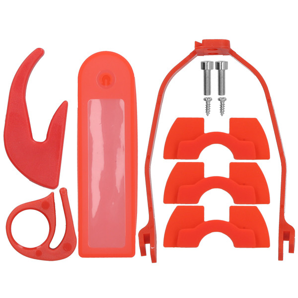 Electric Scooter Parts Silicone Protective Cover2pcs Hook3pcs Damping+Rear Mudguard Bracket ABS Fit for XIAOMI M365/PRO