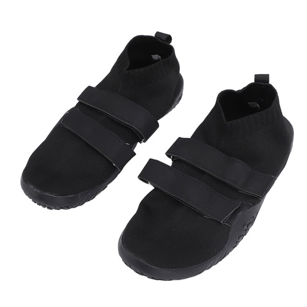 Barefoot Shoes Shock Absorption Nylon Rubber Weightlifting Shoes for Wrestling Squatting Training Black 41