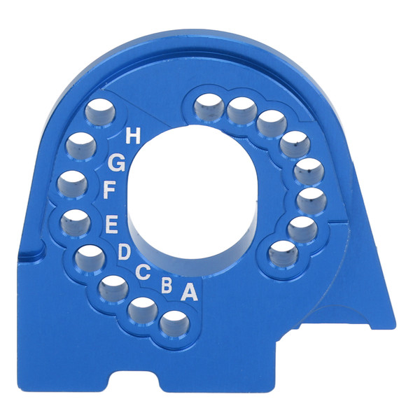 Aluminum Alloy Motor Plate Motor Mount Plate for Traxxas 1/10 RC Crawler Car Replacement Blue