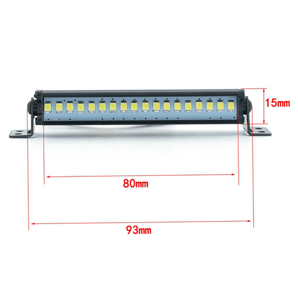LED Light RC Car Lights 18pcs Replacement for 1/10 Traxxas TRX-4 Trx4 Axial SCX10 90046 RC4WD D90 KM2